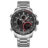 Orologio da Uomo “Tactical Blue Steel” Dual Display – NAVIFORCE 9182