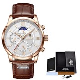 Herrenuhr „Sky Chrono“ mit Mondphase – LIGE