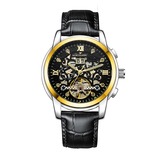Herren-Automatikuhr mit Skelett-Design – AOKULASIC