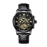 Herren-Automatikuhr mit Skelett-Design – AOKULASIC