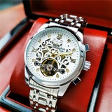 Orologio automatico da uomo con design scheletrato – AOKULASIC