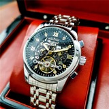 Orologio automatico da uomo con design scheletrato – AOKULASIC