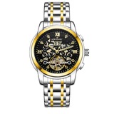 Orologio automatico da uomo con design scheletrato – AOKULASIC